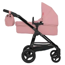 Коляска для куклы 2 в 1 Carrello Ultra 9696 Powder pink нежно-розовая